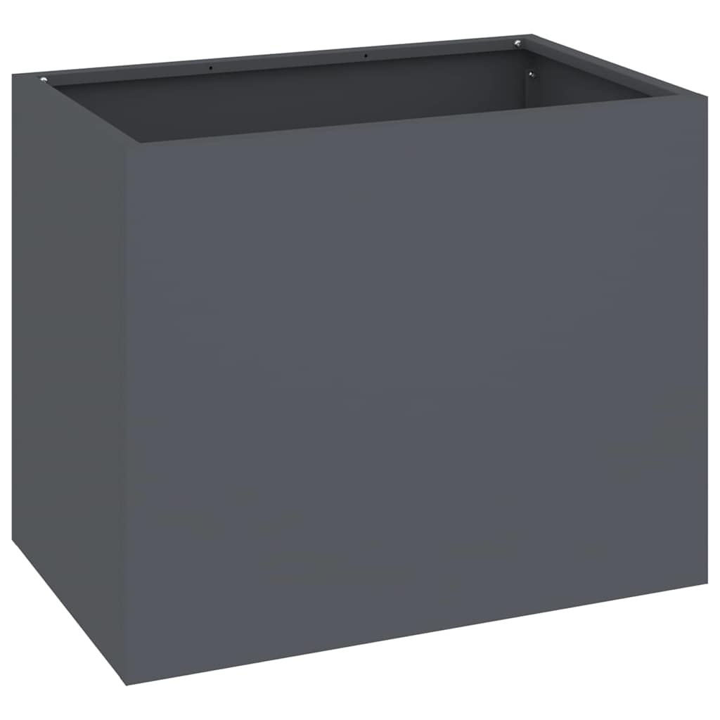 Plantenbak Antraciet 50 x 32 x 40 cm Koudgewalst staal is nu te koop bij PeponiXL, paradijselijk wonen!