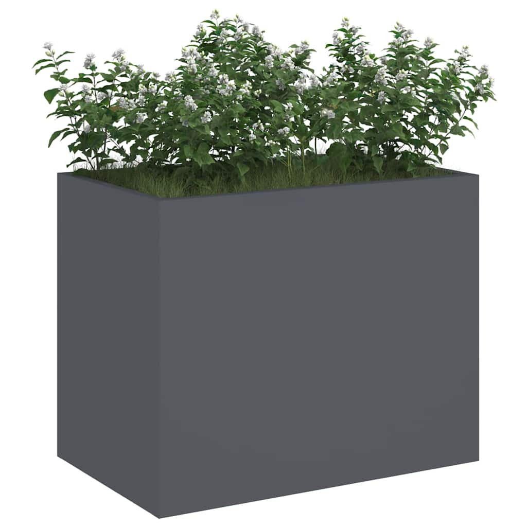 Plantenbak Antraciet 50 x 32 x 40 cm Koudgewalst staal is nu te koop bij PeponiXL, paradijselijk wonen!