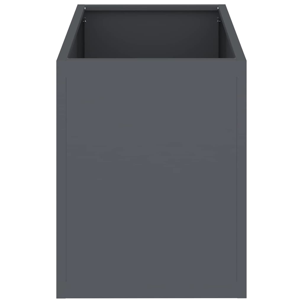 Plantenbak Antraciet 50 x 32 x 40 cm Koudgewalst staal is nu te koop bij PeponiXL, paradijselijk wonen!