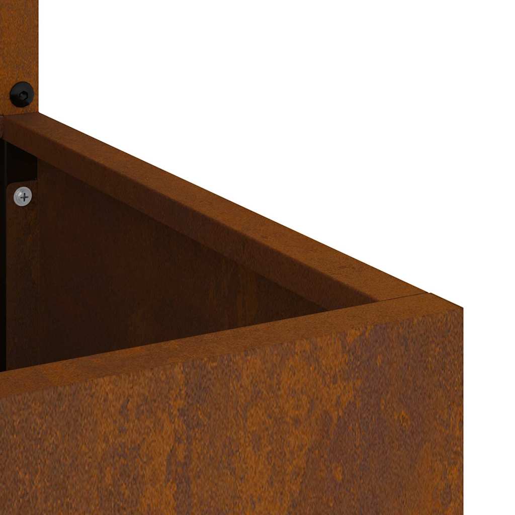 Tuin Privacy Screen Roestig 50 x 32 x 150 cm Cortenstaal is nu te koop bij PeponiXL, paradijselijk wonen!