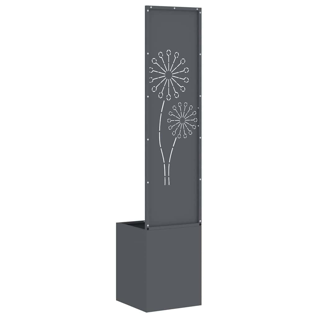 Tuin Privacy Screen Antraciet 32 x 150 cm Koudgewalst staal is nu te koop bij PeponiXL, paradijselijk wonen!