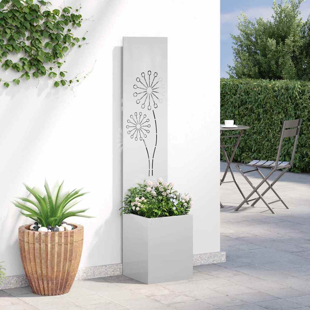 Tuin Privacy Screen Zilver 32 x 150 cm Gegalvaniseerd staal is nu te koop bij PeponiXL, paradijselijk wonen!