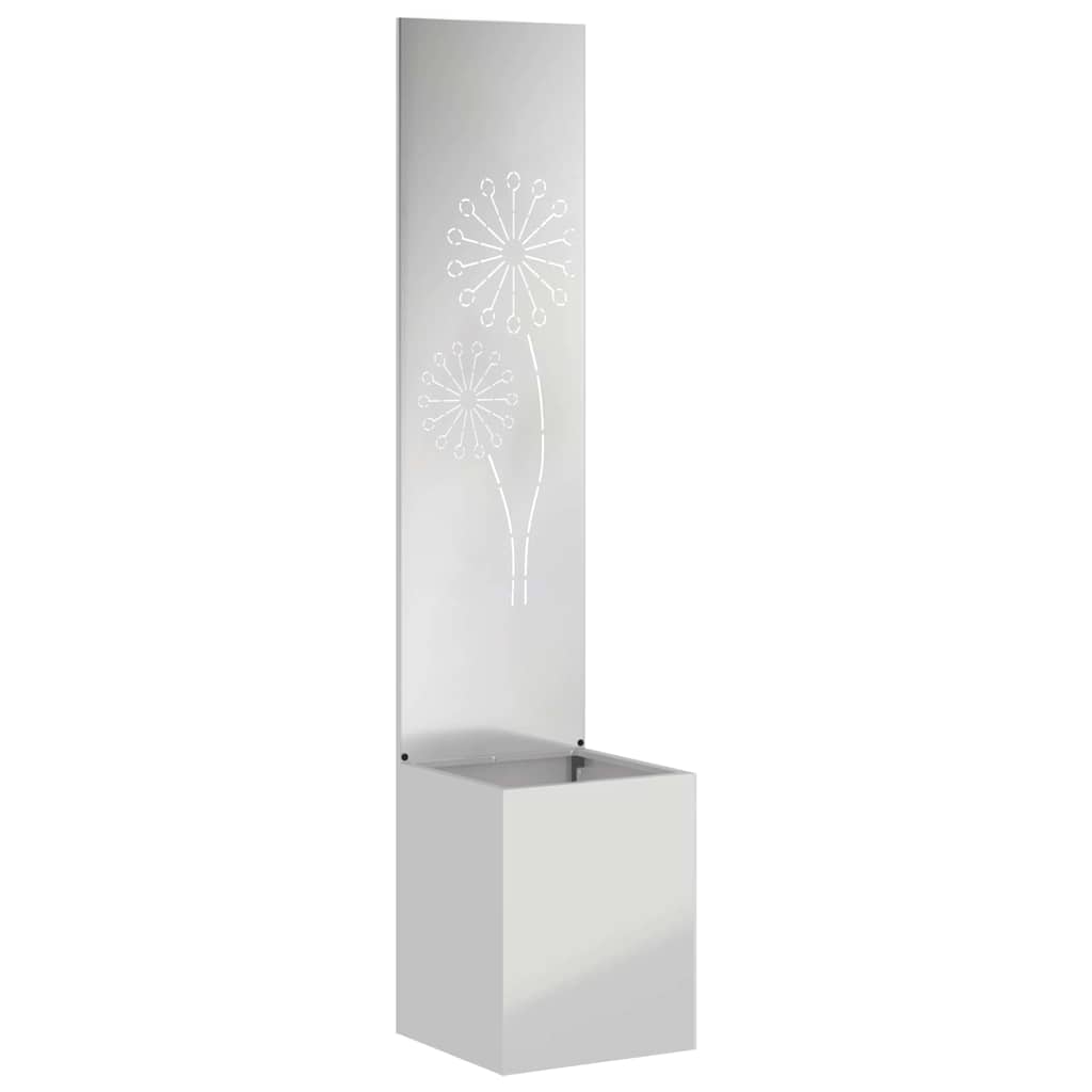 Tuin Privacy Screen Zilver 32 x 150 cm Gegalvaniseerd staal is nu te koop bij PeponiXL, paradijselijk wonen!