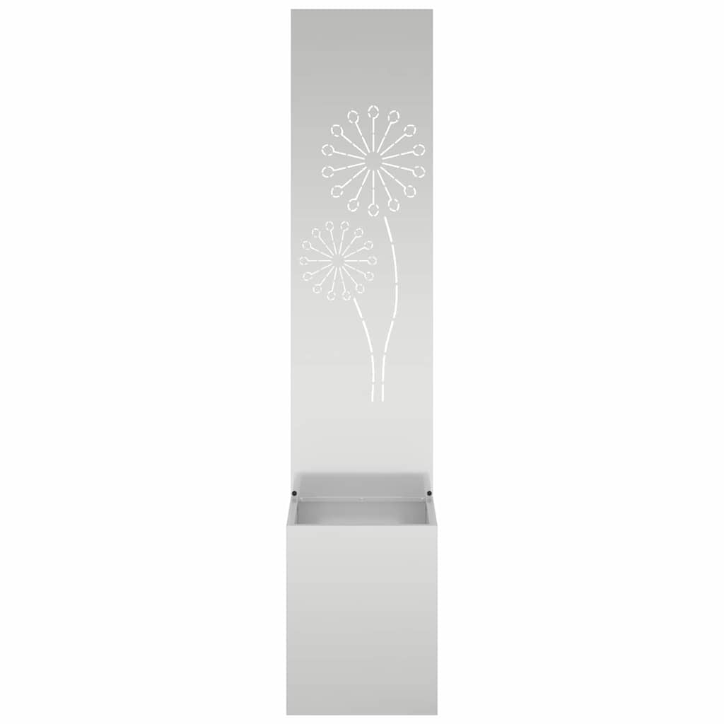 Tuin Privacy Screen Zilver 32 x 150 cm Gegalvaniseerd staal is nu te koop bij PeponiXL, paradijselijk wonen!