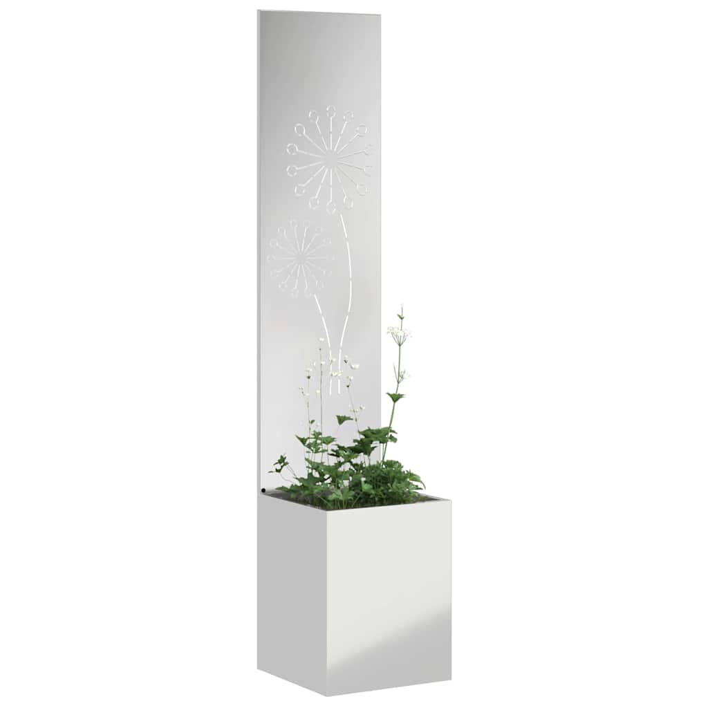 Tuin Privacy Screen Zilver 32 x 150 cm Gegalvaniseerd staal is nu te koop bij PeponiXL, paradijselijk wonen!