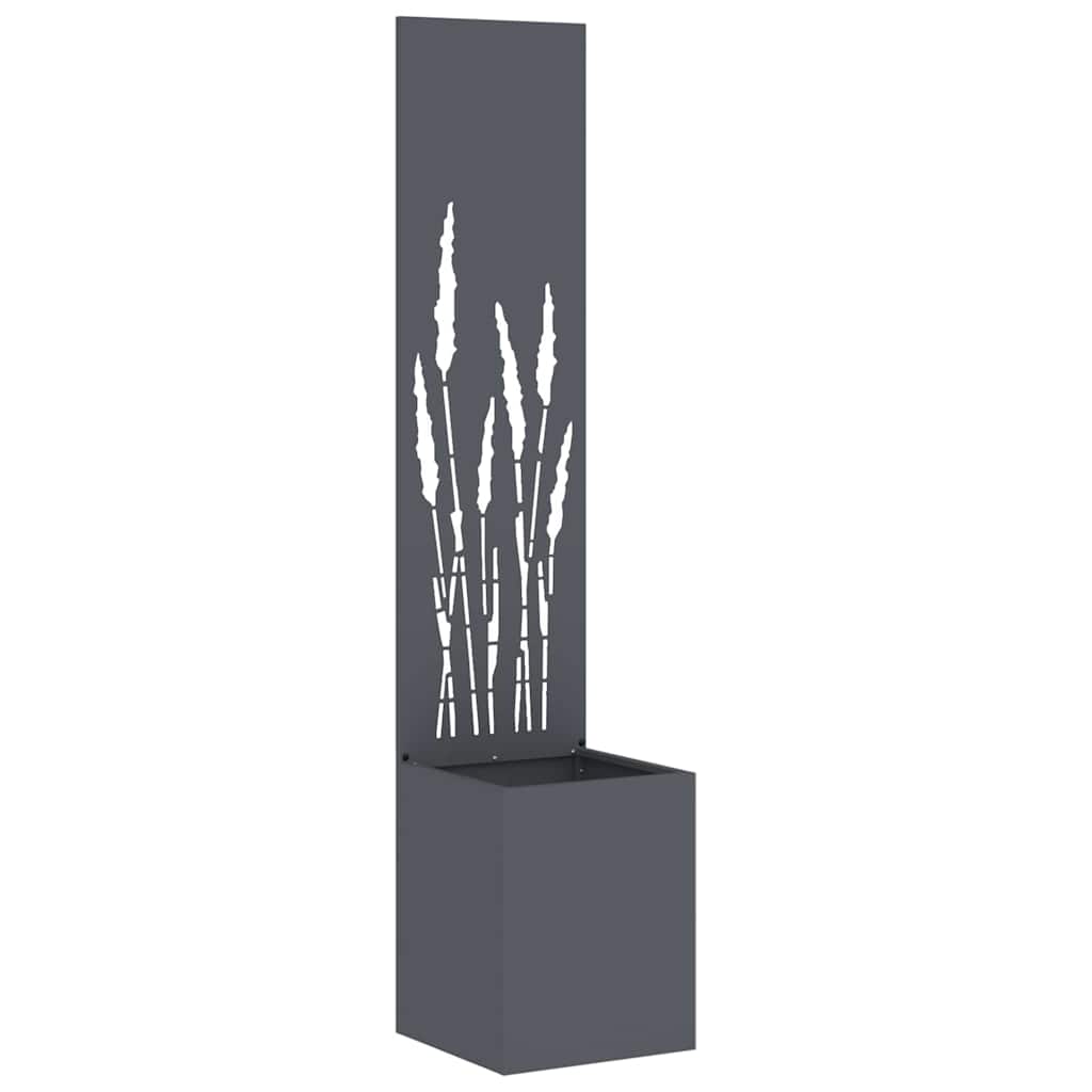 Tuin Privacy Screen Antraciet 32 x 150 cm Koudgewalst staal is nu te koop bij PeponiXL, paradijselijk wonen!
