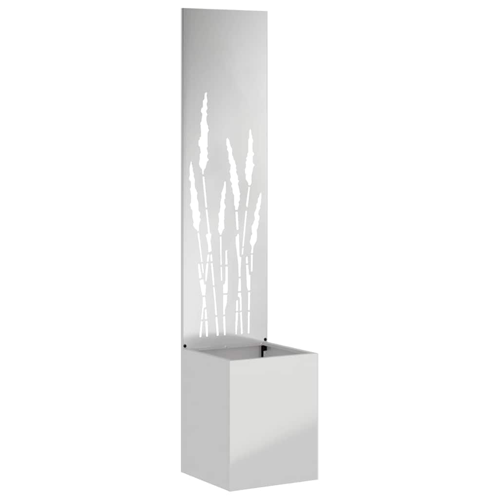 Tuin Privacy Screen Zilver 32 x 150 cm Gegalvaniseerd staal is nu te koop bij PeponiXL, paradijselijk wonen!