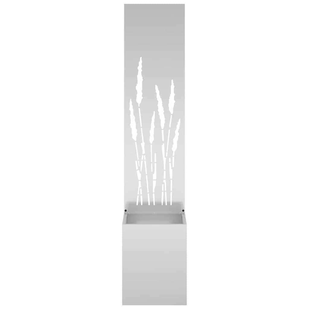 Tuin Privacy Screen Zilver 32 x 150 cm Gegalvaniseerd staal is nu te koop bij PeponiXL, paradijselijk wonen!