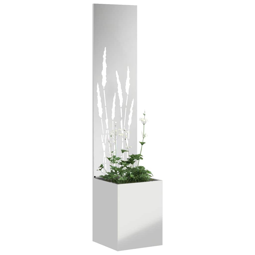 Tuin Privacy Screen Zilver 32 x 150 cm Gegalvaniseerd staal is nu te koop bij PeponiXL, paradijselijk wonen!