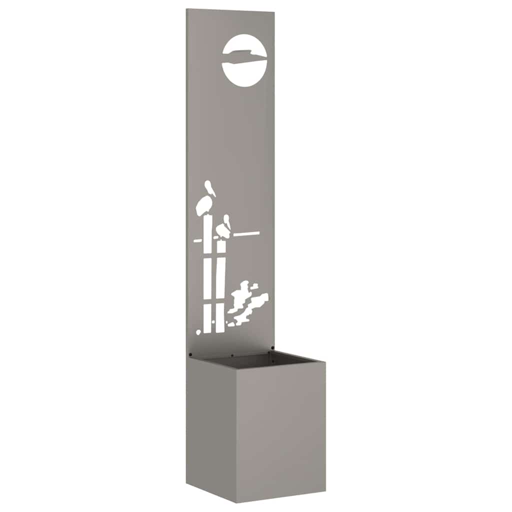 Tuin Privacy Screen Fretwerk Roestig 32 x 140 cm Cortenstaal is nu te koop bij PeponiXL, paradijselijk wonen!