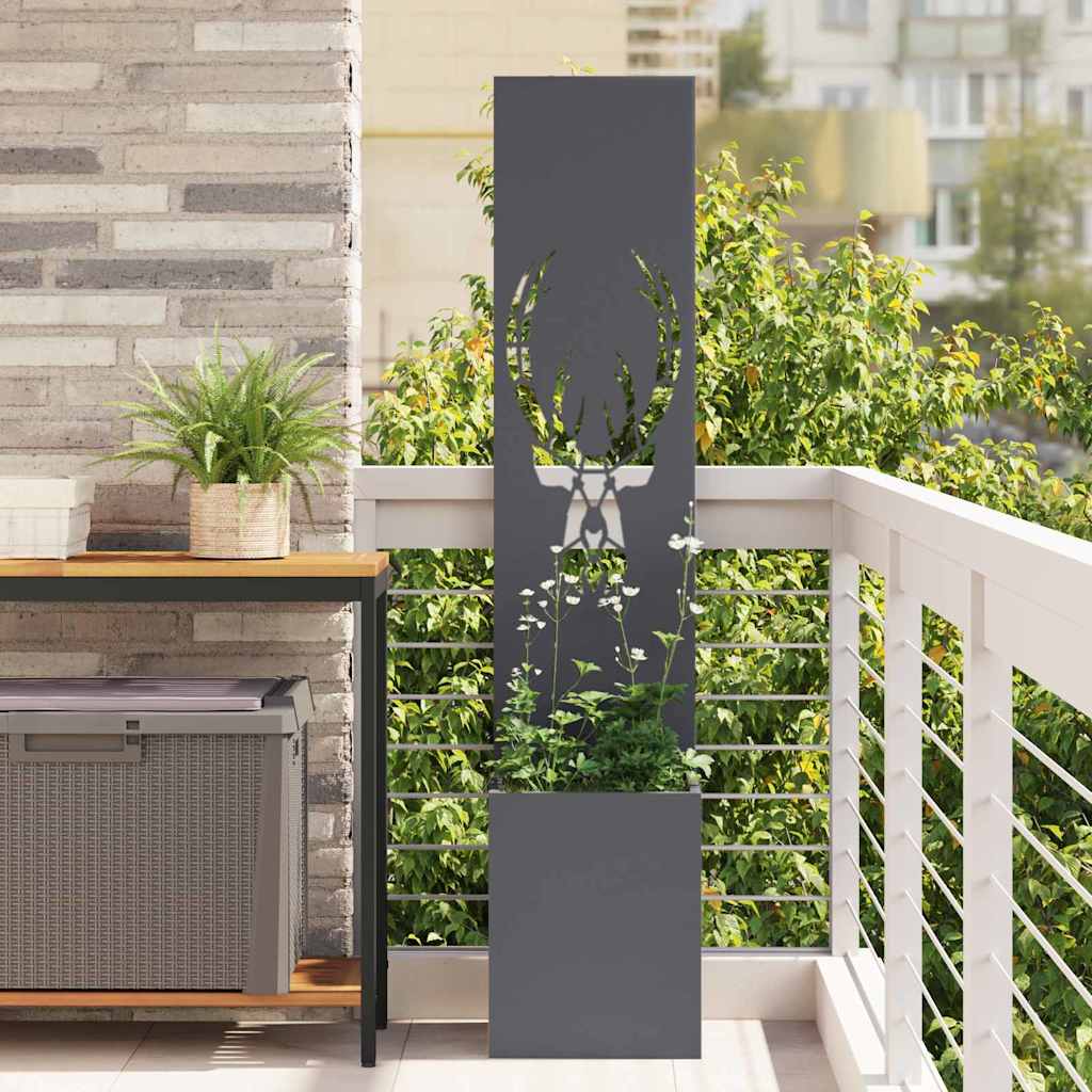 Tuin Privacy Screen Dierenprint Antraciet 32 x 32 x 150 cm is nu te koop bij PeponiXL, paradijselijk wonen!