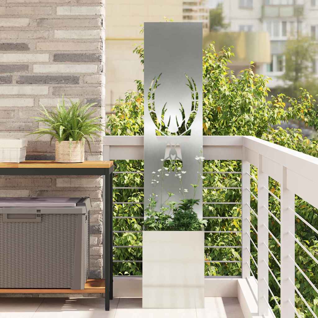Tuin Privacy Screen Dierenprint Zilver 32 x 32 x 150 cm is nu te koop bij PeponiXL, paradijselijk wonen!