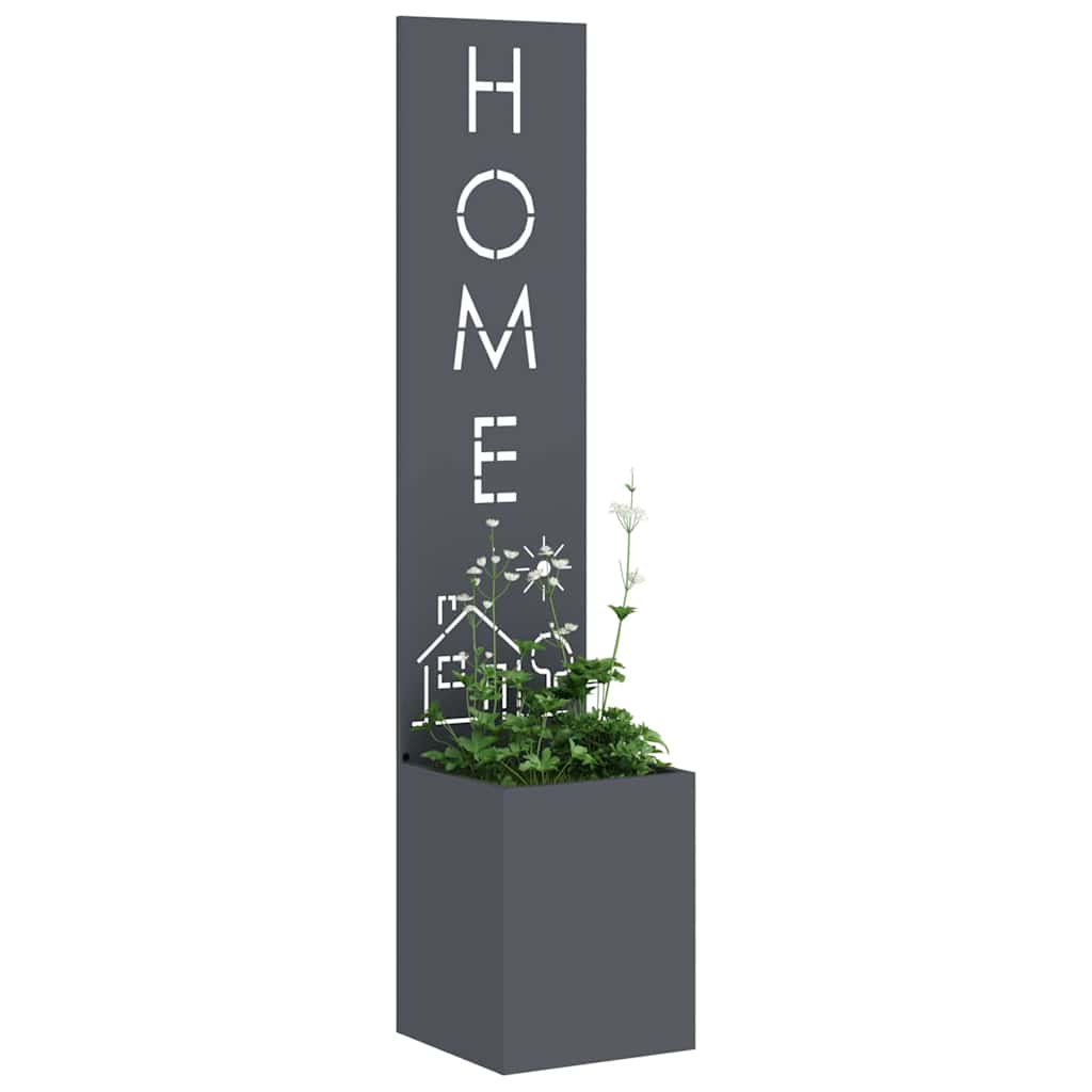 Tuin Privacy Screen Fretwerk Antraciet 32 x 32 x 150 cm is nu te koop bij PeponiXL, paradijselijk wonen!