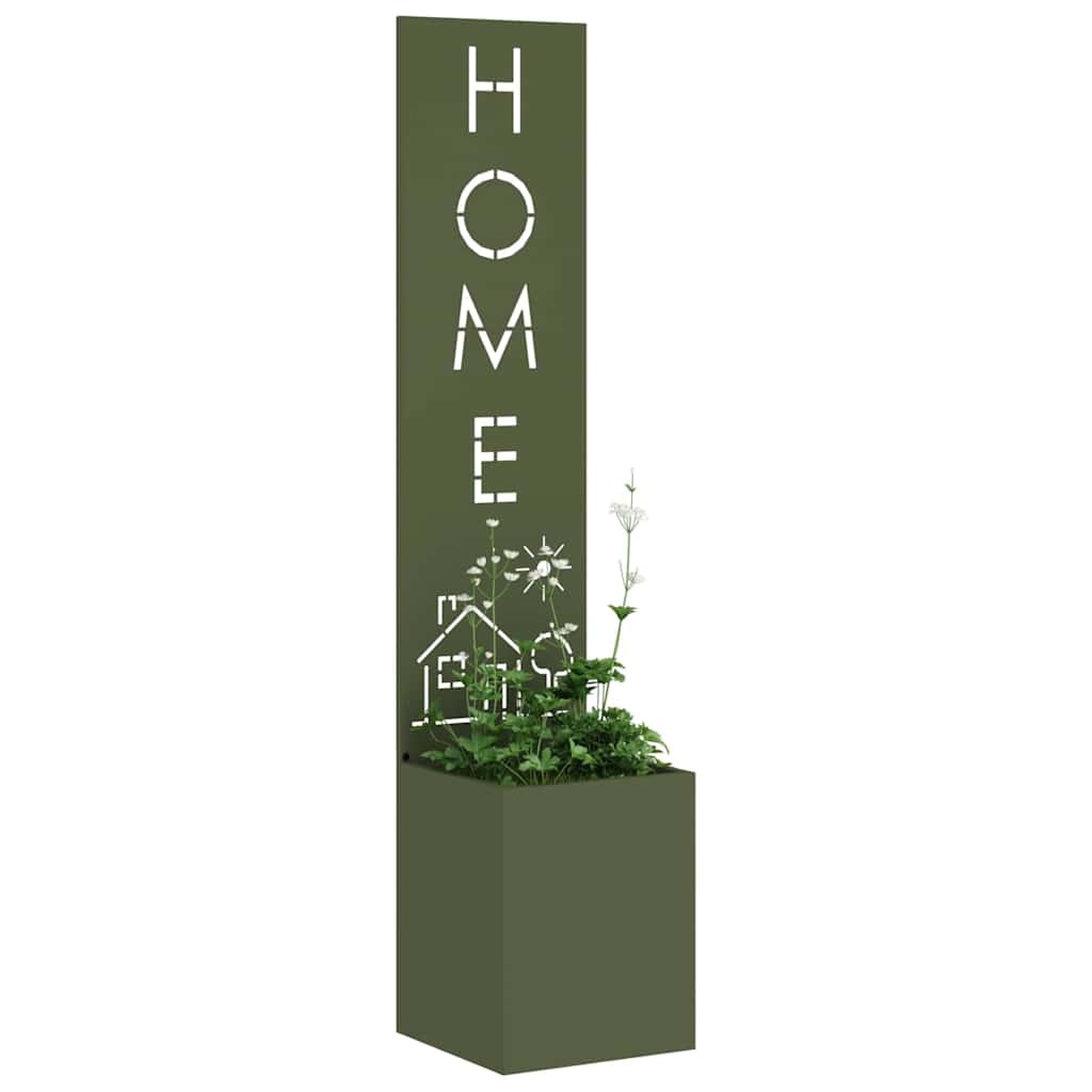 Tuin Privacy Screen Fretwerk Olijfgroen 32 x 32 x 150 cm is nu te koop bij PeponiXL, paradijselijk wonen!