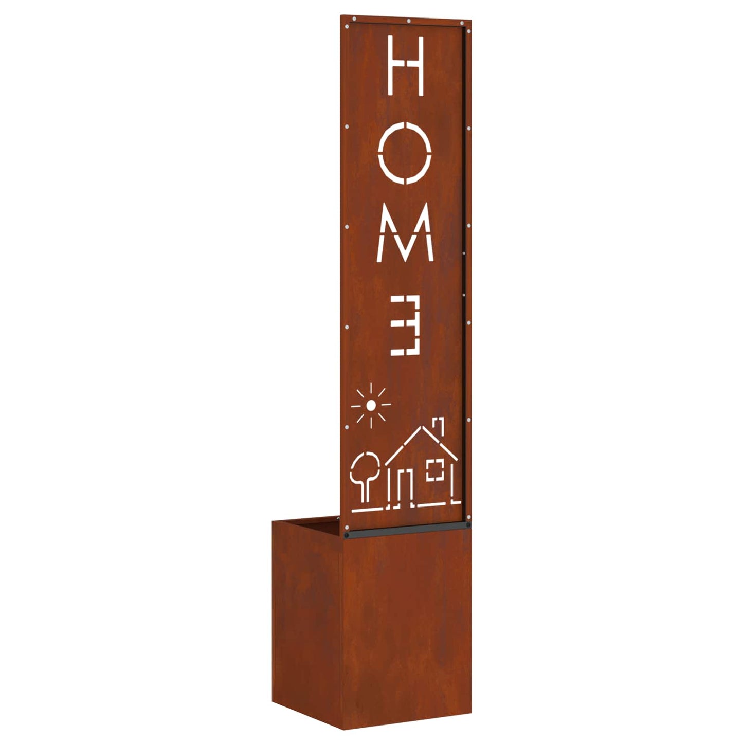 Tuin Privacy Screen Roestig 32 x 32 x 150 cm Cortenstaal is nu te koop bij PeponiXL, paradijselijk wonen!