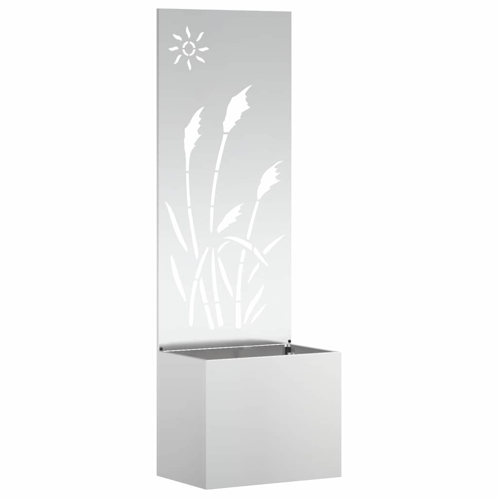 Tuin Privacy Screen Zilver 50 x 140 cm Gegalvaniseerd staal is nu te koop bij PeponiXL, paradijselijk wonen!