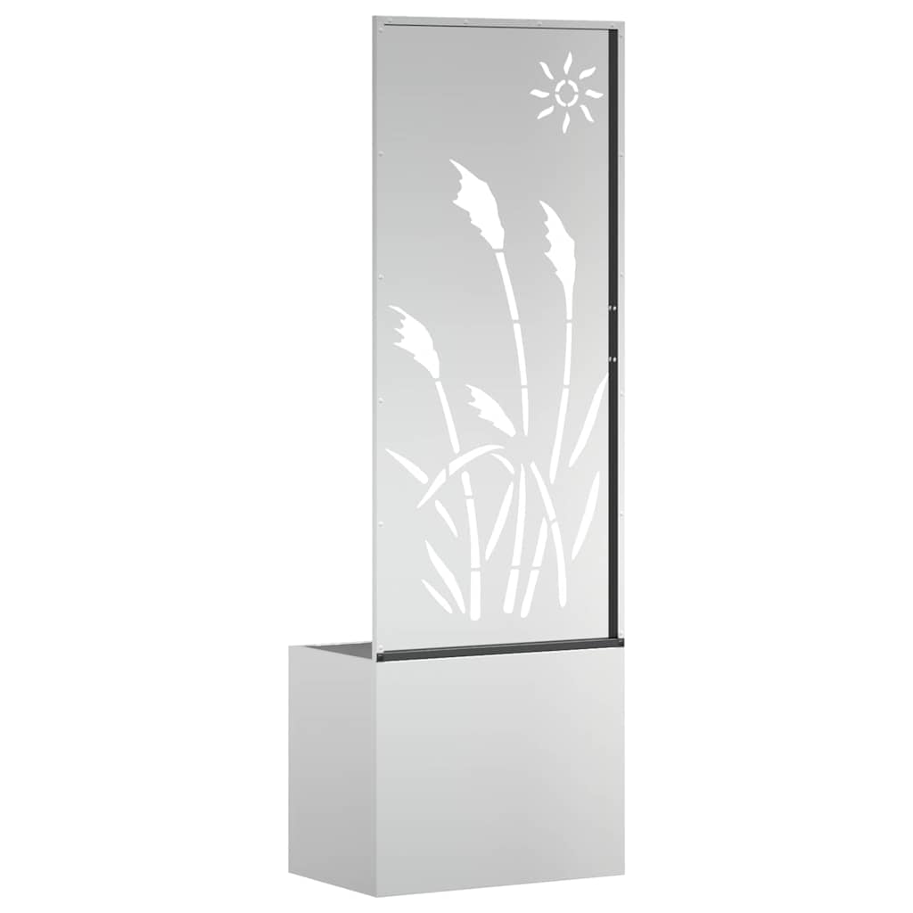 Tuin Privacy Screen Zilver 50 x 140 cm Gegalvaniseerd staal is nu te koop bij PeponiXL, paradijselijk wonen!