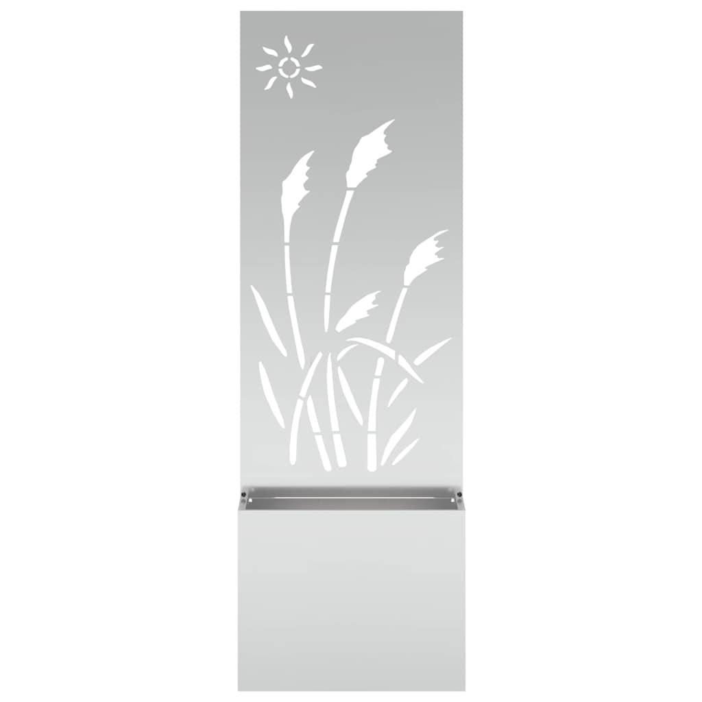 Tuin Privacy Screen Zilver 50 x 140 cm Gegalvaniseerd staal is nu te koop bij PeponiXL, paradijselijk wonen!