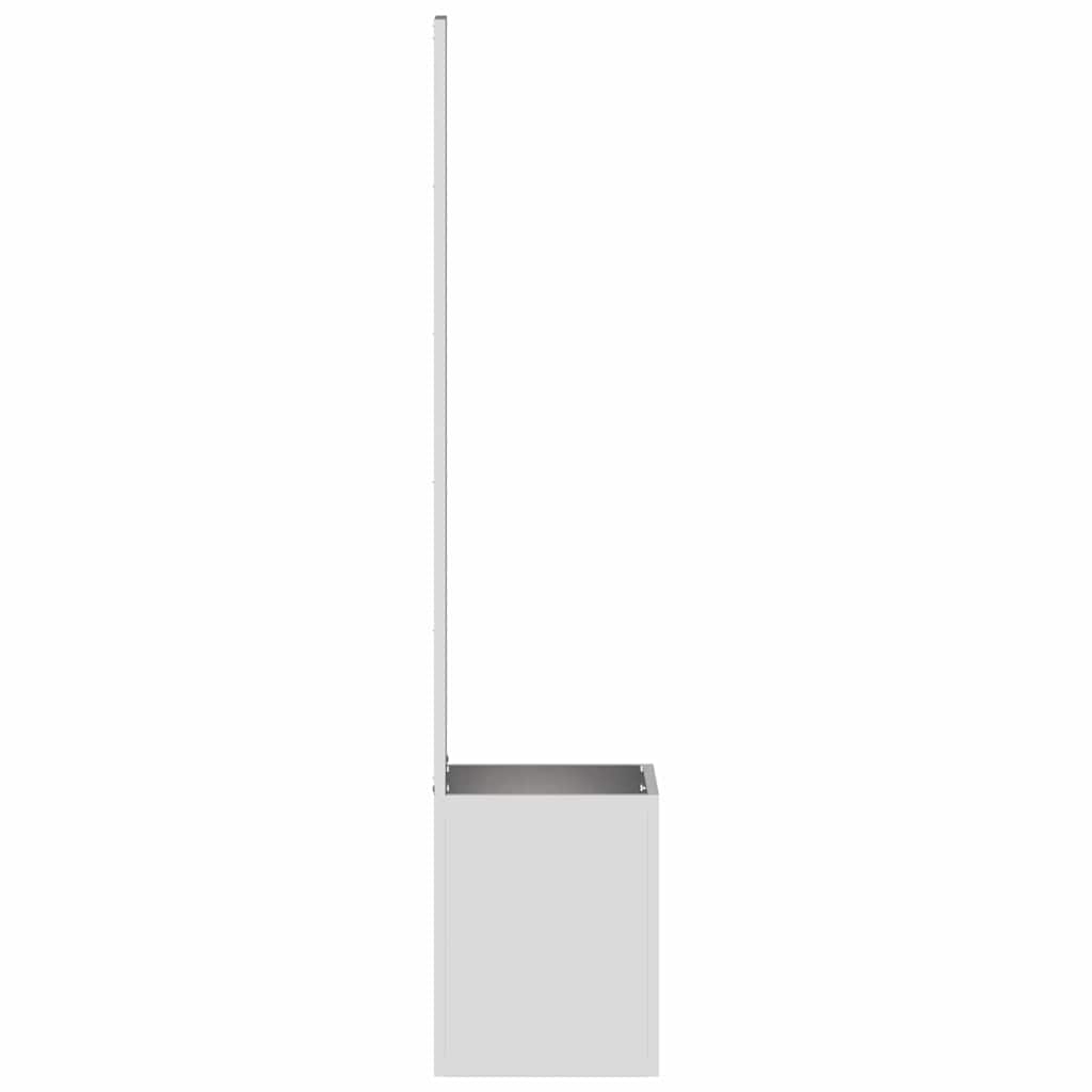 Tuin Privacy Screen Zilver 50 x 140 cm Gegalvaniseerd staal is nu te koop bij PeponiXL, paradijselijk wonen!
