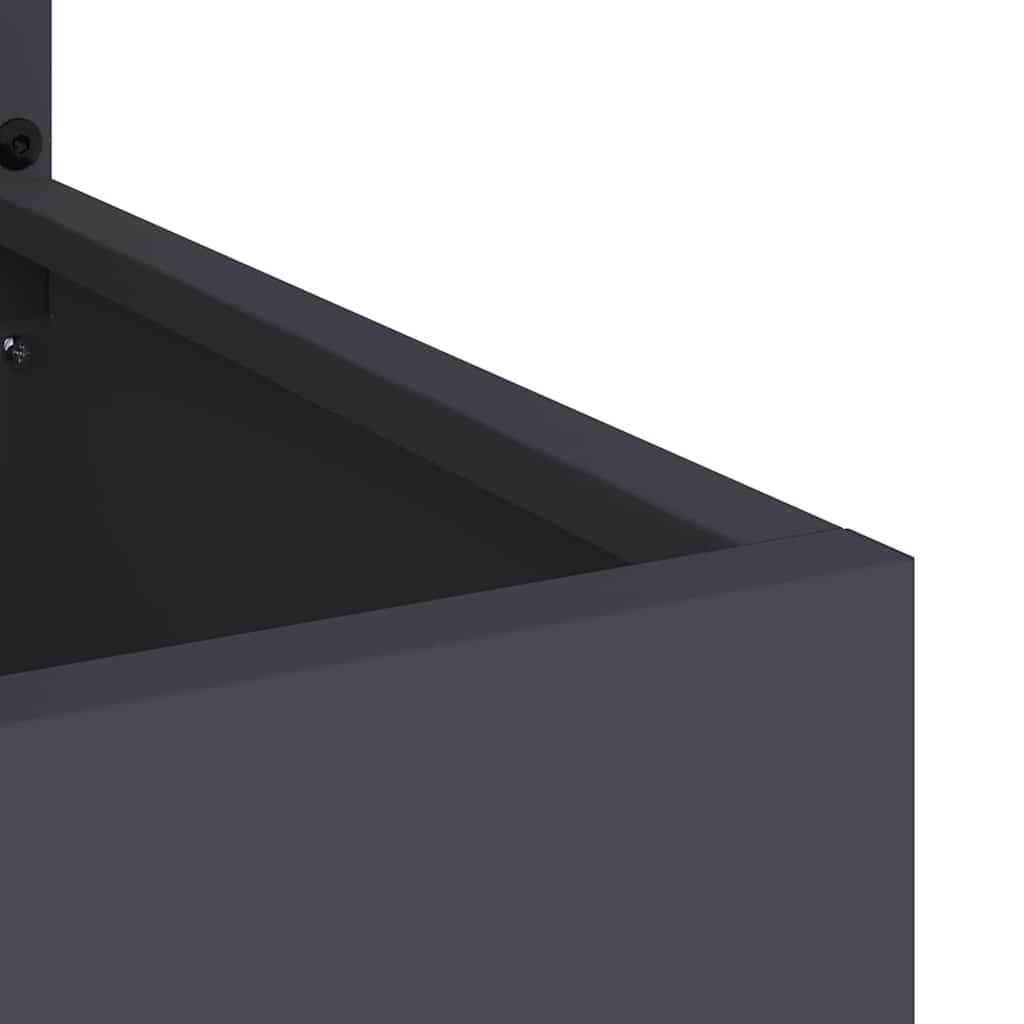 Tuin Privacy Screen Bloemen Antraciet 50 x 32 x 150 cm is nu te koop bij PeponiXL, paradijselijk wonen!