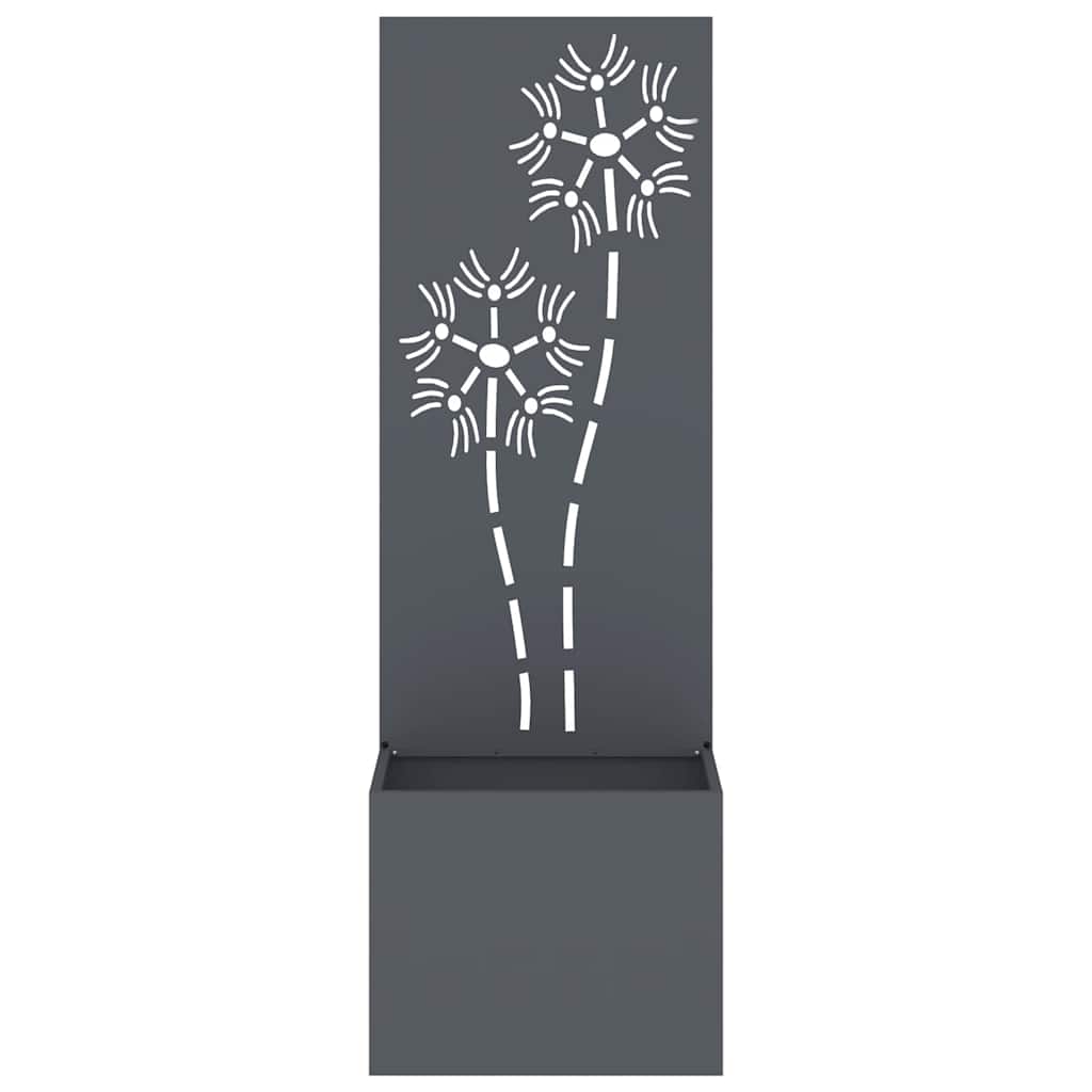 Tuin Privacy Screen Bloemen Antraciet 50 x 32 x 150 cm is nu te koop bij PeponiXL, paradijselijk wonen!