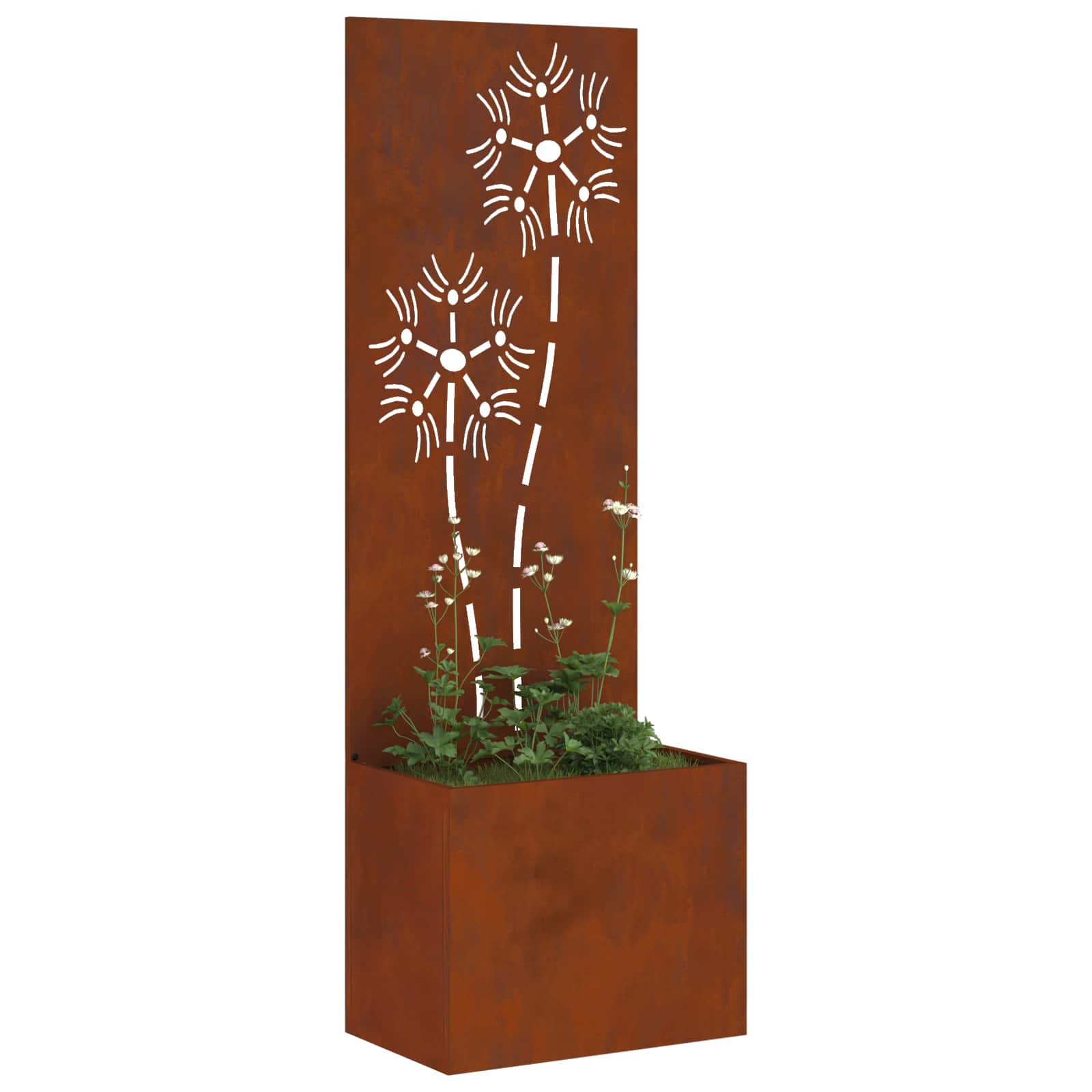 Tuin Privacy Screen Roestig 50 x 32 x 150 cm Cortenstaal is nu te koop bij PeponiXL, paradijselijk wonen!
