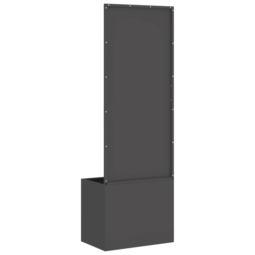 Tuin Privacy Screen Zwart 50 x 150 cm Koudgewalst staal is nu te koop bij PeponiXL, paradijselijk wonen!