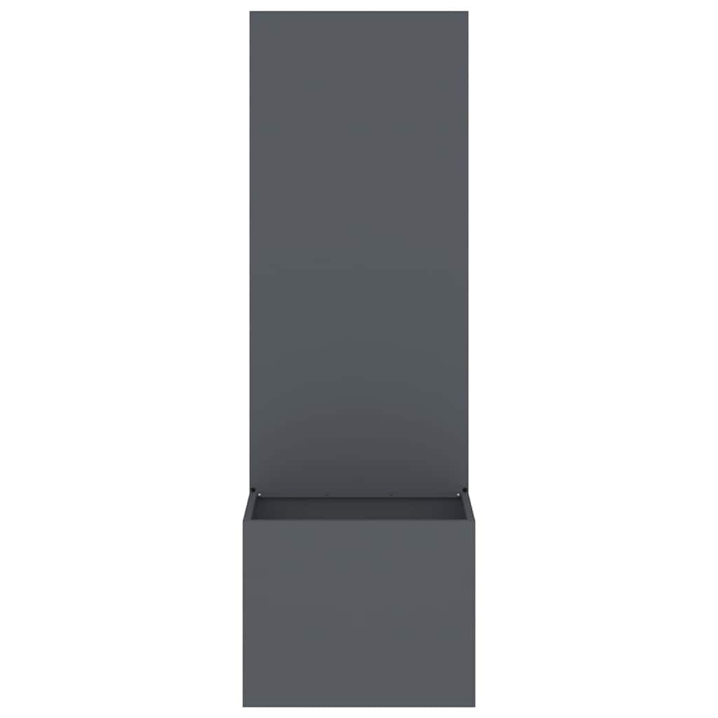 Tuin Privacy Screen Antraciet 50 x 150 cm Koudgewalst staal is nu te koop bij PeponiXL, paradijselijk wonen!