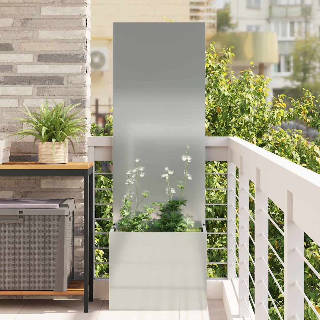 Tuin Privacy Screen Fretwerk Zilver 50 x 32 x 150 cm is nu te koop bij PeponiXL, paradijselijk wonen!