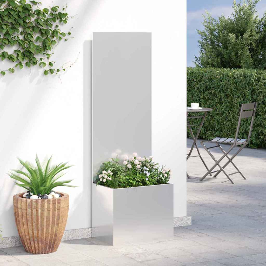 Tuin Privacy Screen Fretwerk Zilver 50 x 32 x 150 cm is nu te koop bij PeponiXL, paradijselijk wonen!