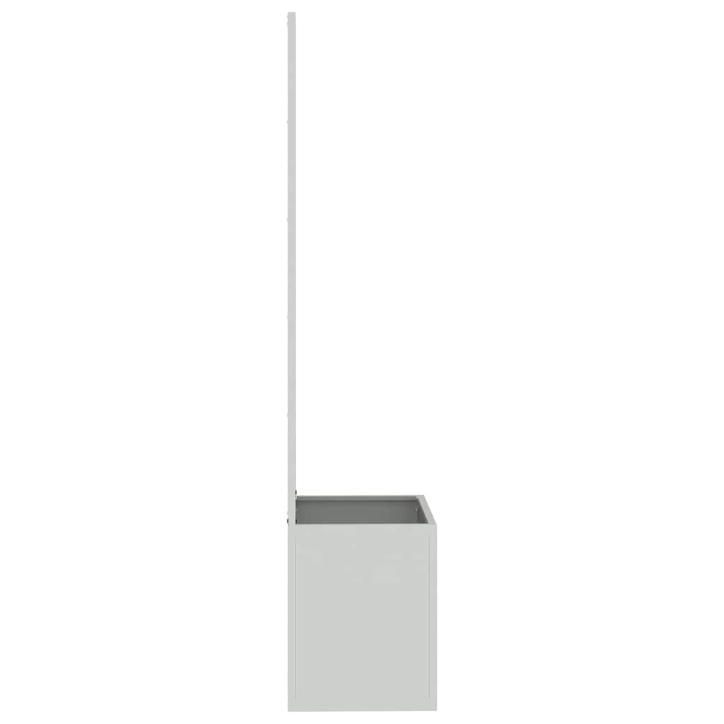 Tuin Privacy Screen Fretwerk Zilver 50 x 32 x 150 cm is nu te koop bij PeponiXL, paradijselijk wonen!