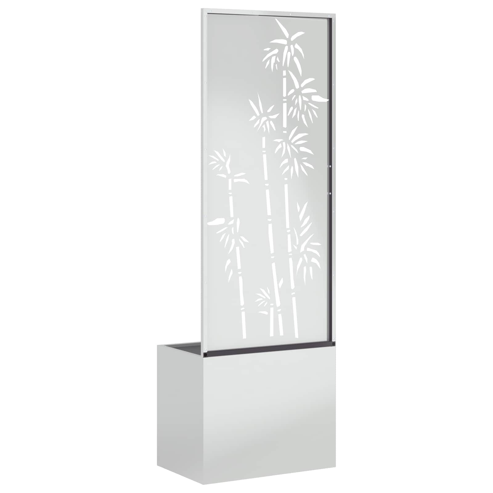Tuin Privacy Screen Zilver 50 x 150 cm Gegalvaniseerd staal is nu te koop bij PeponiXL, paradijselijk wonen!