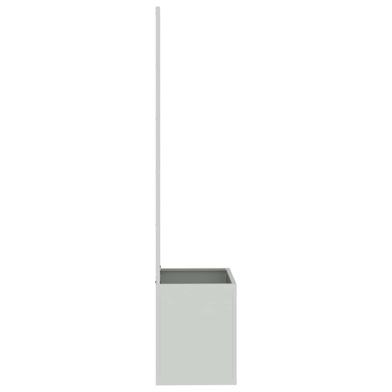 Tuin Privacy Screen Zilver 50 x 150 cm Gegalvaniseerd staal is nu te koop bij PeponiXL, paradijselijk wonen!
