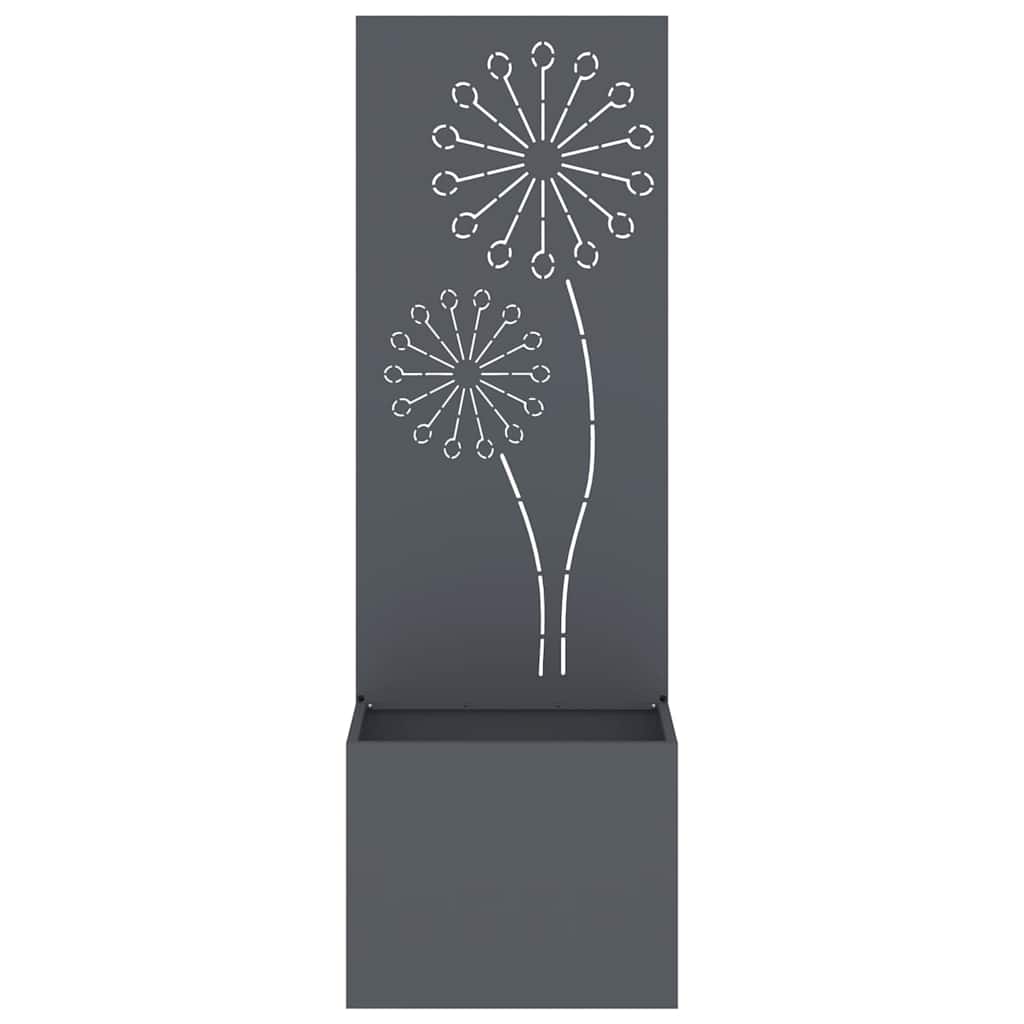 Tuin Privacy Screen Antraciet 50 x 140 cm Koudgewalst staal is nu te koop bij PeponiXL, paradijselijk wonen!