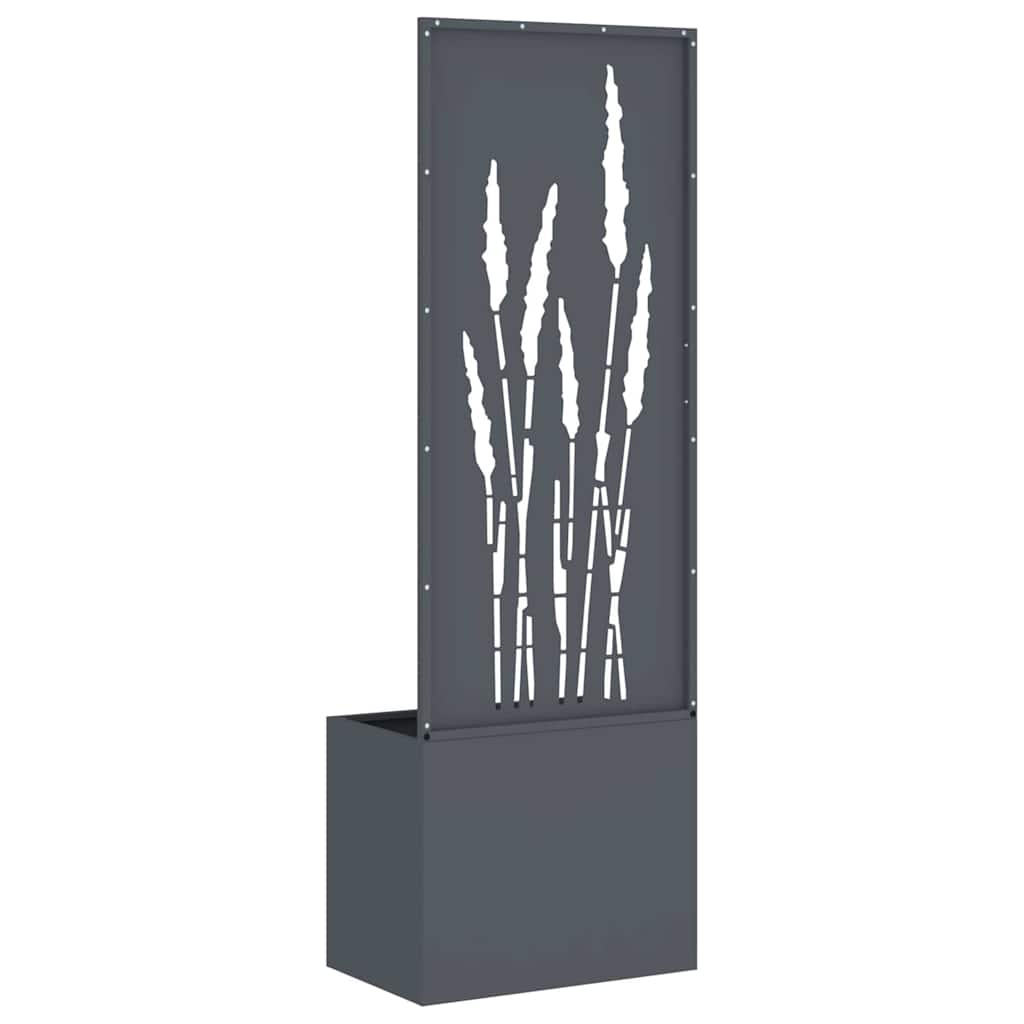 Tuin Privacy Screen Antraciet 50 x 150 cm Koudgewalst staal is nu te koop bij PeponiXL, paradijselijk wonen!