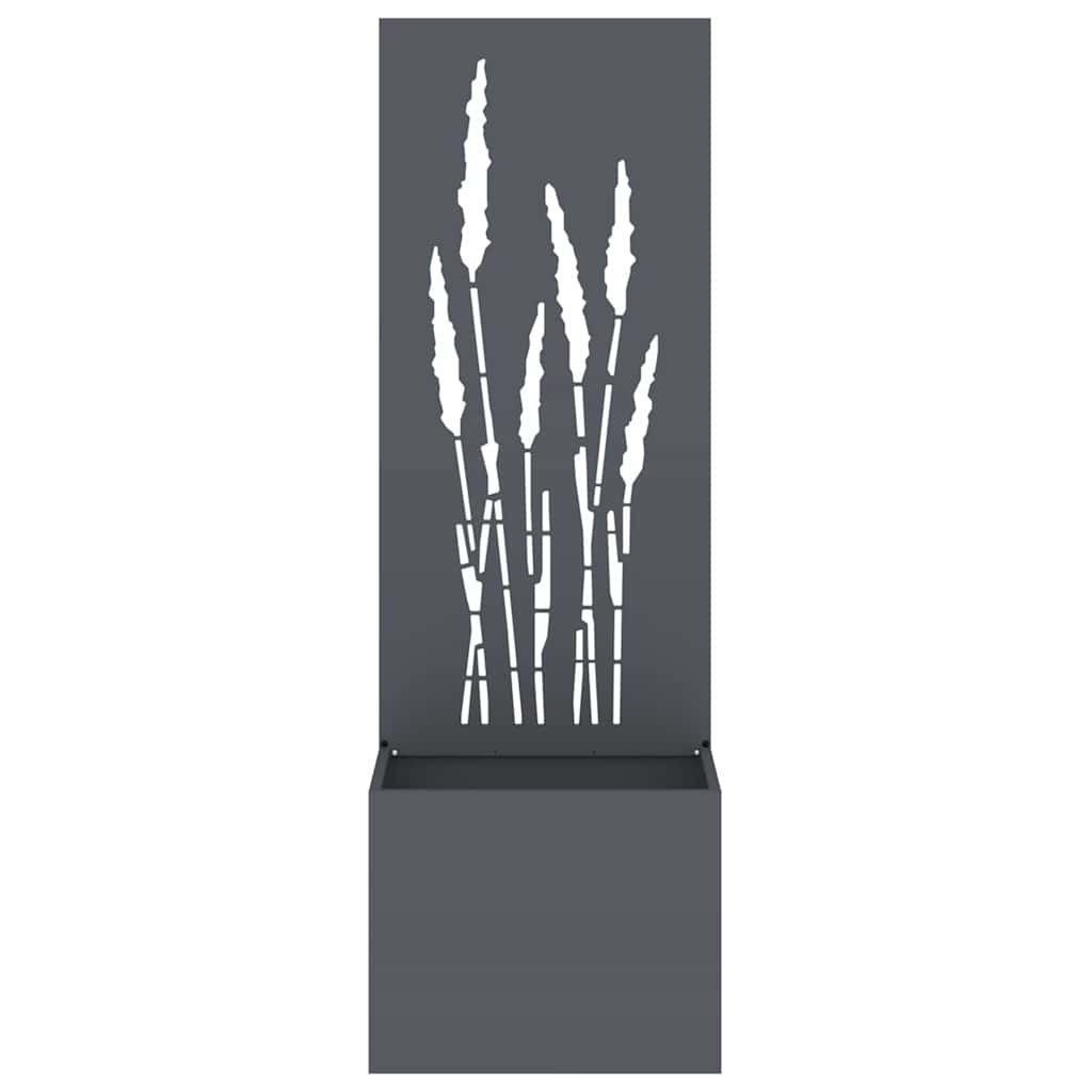 Tuin Privacy Screen Antraciet 50 x 150 cm Koudgewalst staal is nu te koop bij PeponiXL, paradijselijk wonen!