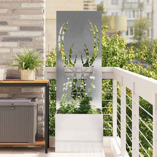 Tuin Privacy Screen Zilver 50 x 150 cm Roestvrij staal is nu te koop bij PeponiXL, paradijselijk wonen!