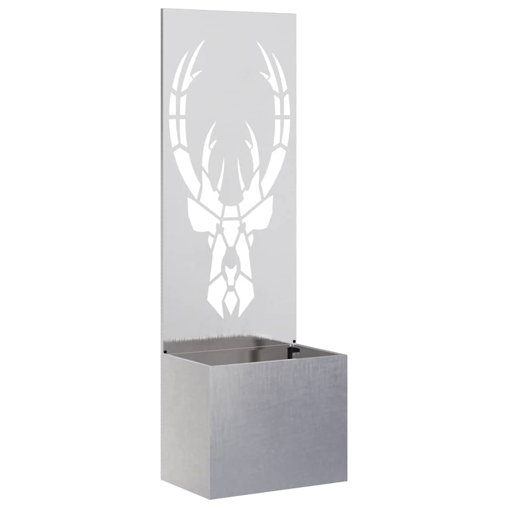 Tuin Privacy Screen Zilver 50 x 140 cm Roestvrij staal is nu te koop bij PeponiXL, paradijselijk wonen!