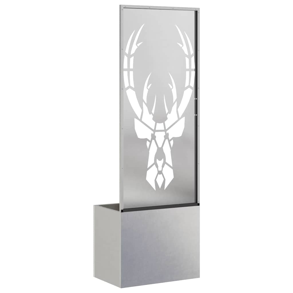 Tuin Privacy Screen Zilver 50 x 140 cm Roestvrij staal is nu te koop bij PeponiXL, paradijselijk wonen!