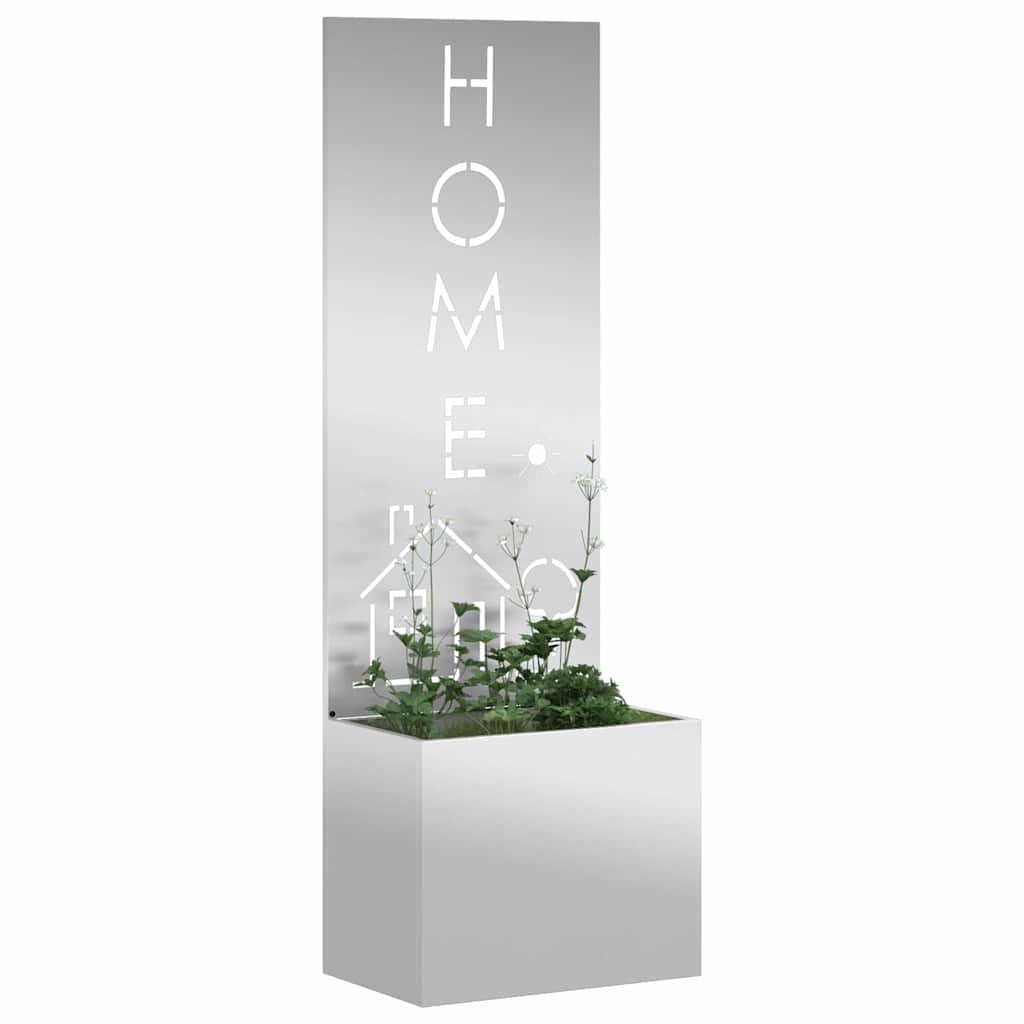 Tuin Privacy Screen Zilver 50 x 150 cm Gegalvaniseerd staal is nu te koop bij PeponiXL, paradijselijk wonen!