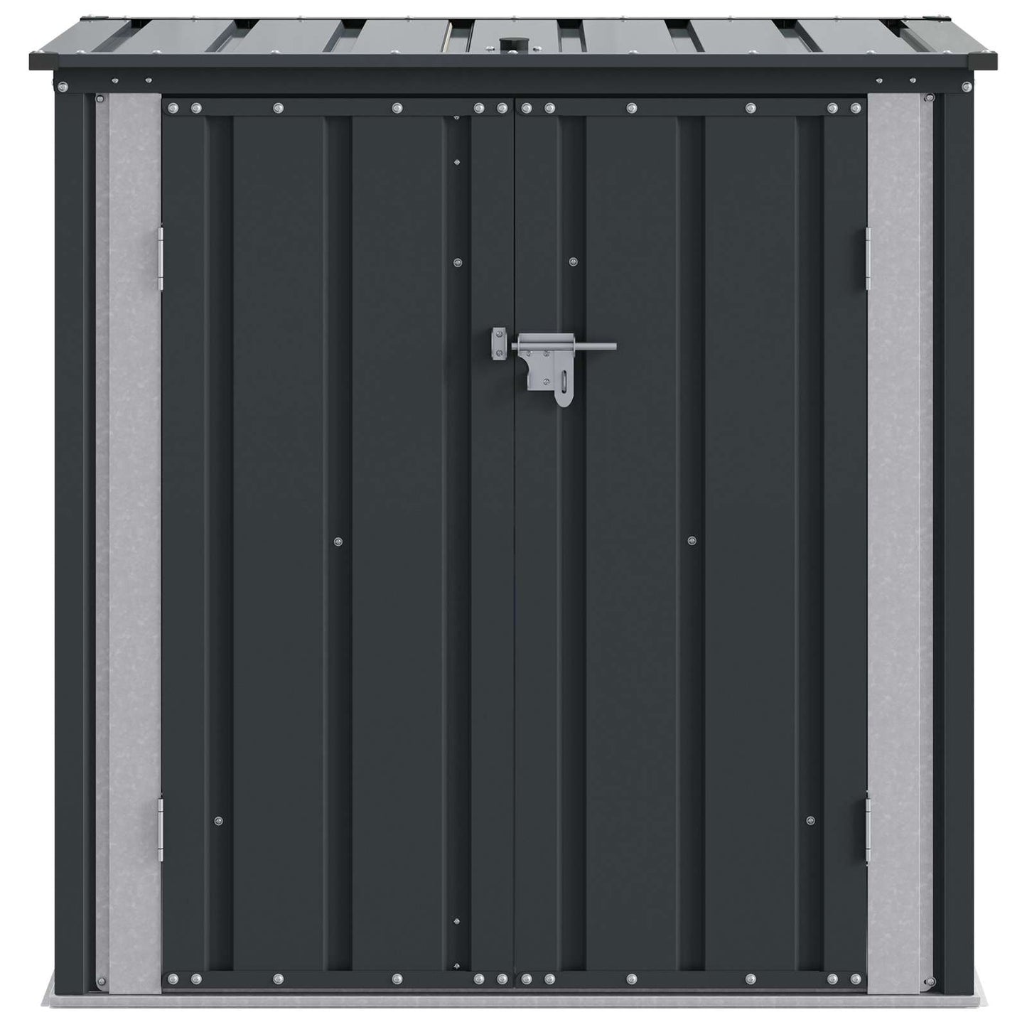 Tuinopslagdoos Zwart 101,5 x 57 x 100,5 cm Staal is nu te koop bij PeponiXL, paradijselijk wonen!