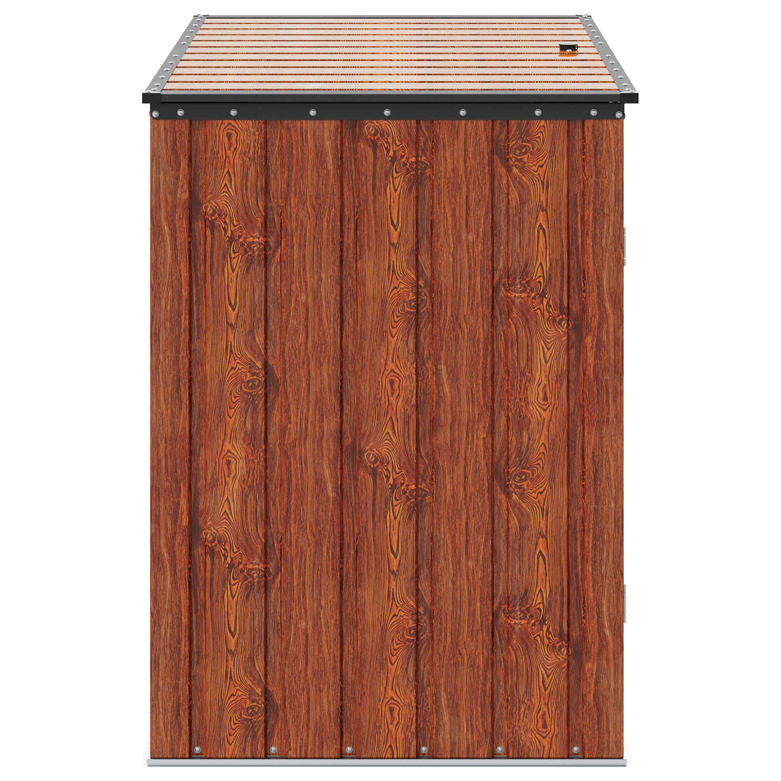 Tuinopslagdoos Bruin 151,5 x 82 x 110,5 cm Staal is nu te koop bij PeponiXL, paradijselijk wonen!