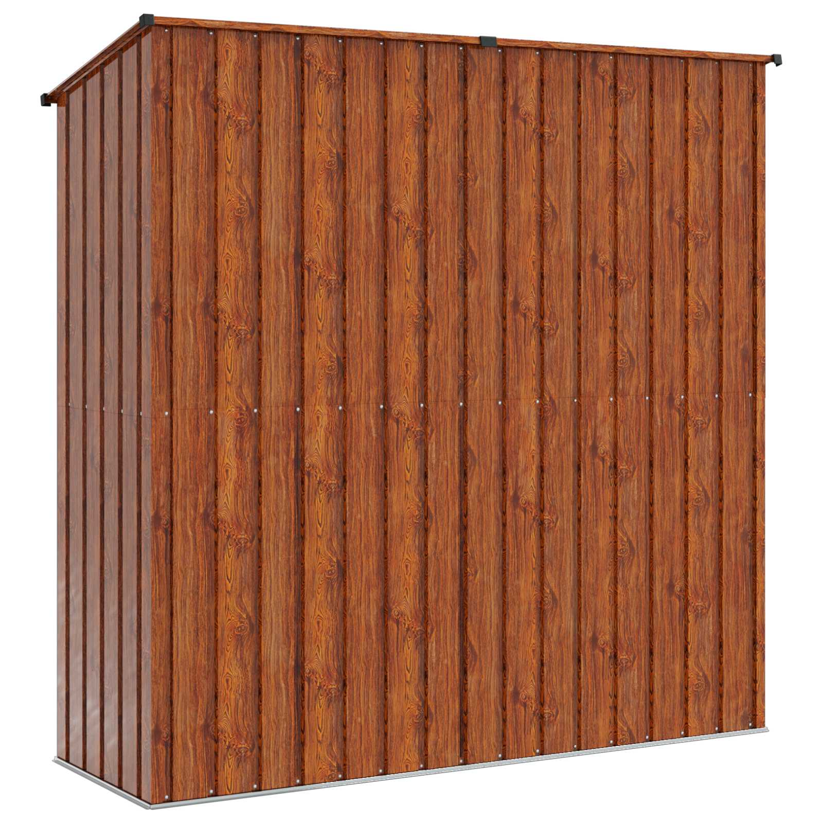 Tuinhuisjes Bruin 203,5 x 73 x 200 cm Metaal is nu te koop bij PeponiXL, paradijselijk wonen!