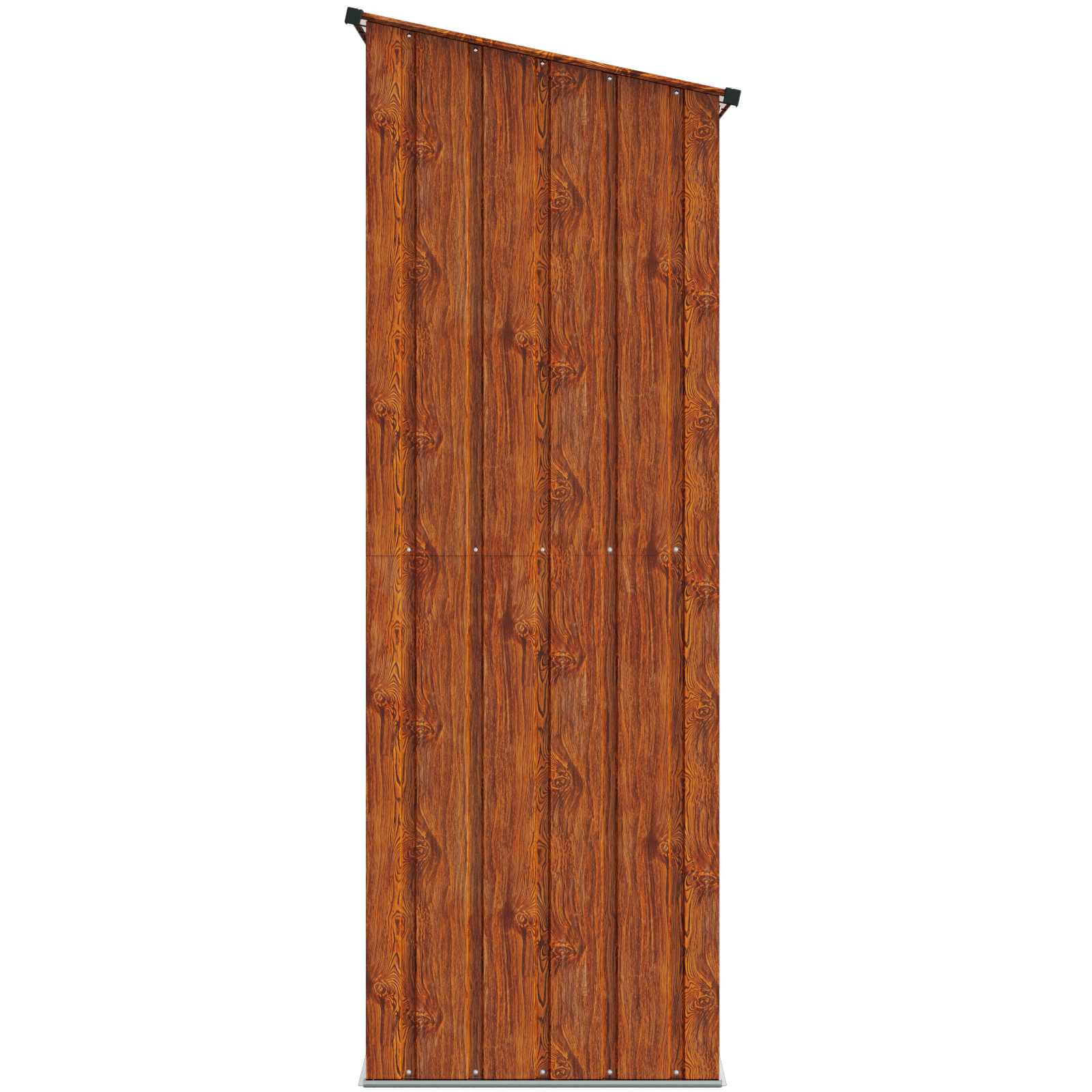 Tuinhuisjes Bruin 203,5 x 73 x 200 cm Metaal is nu te koop bij PeponiXL, paradijselijk wonen!