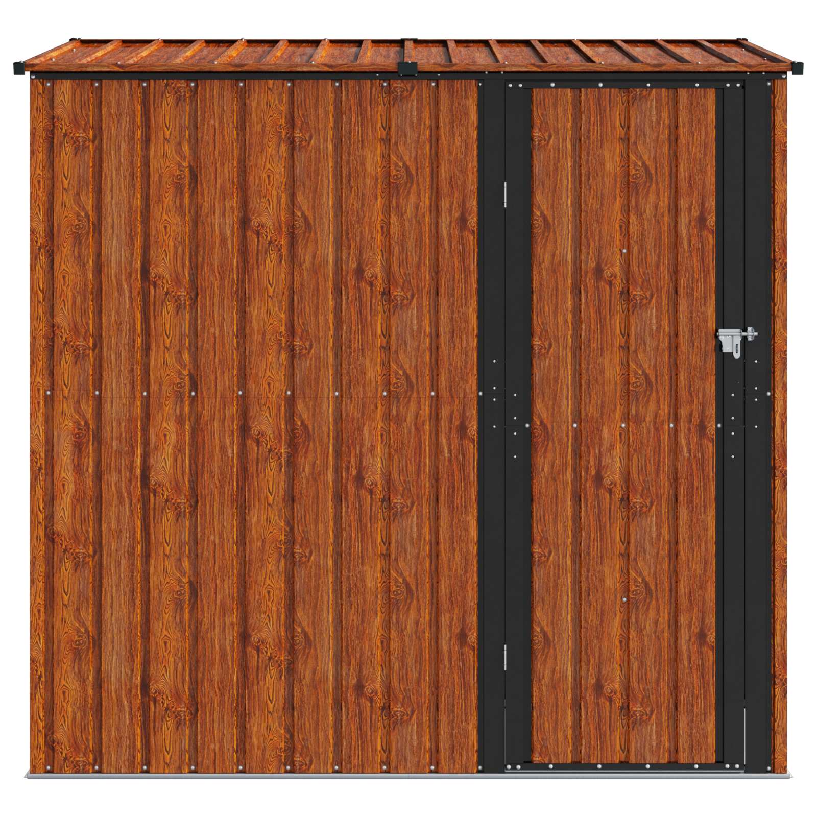 Tuinhuisjes Bruin 203 x 85,5 x 200 cm Metaal is nu te koop bij PeponiXL, paradijselijk wonen!