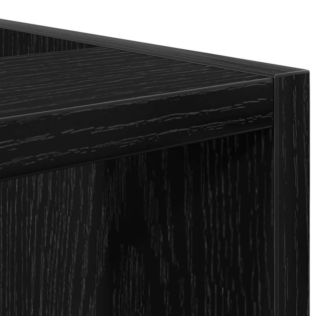 Keukenonderkast Zwart eiken 40 x 44,5 x 81,5 cm Bewerkt hout is nu te koop bij PeponiXL, paradijselijk wonen!