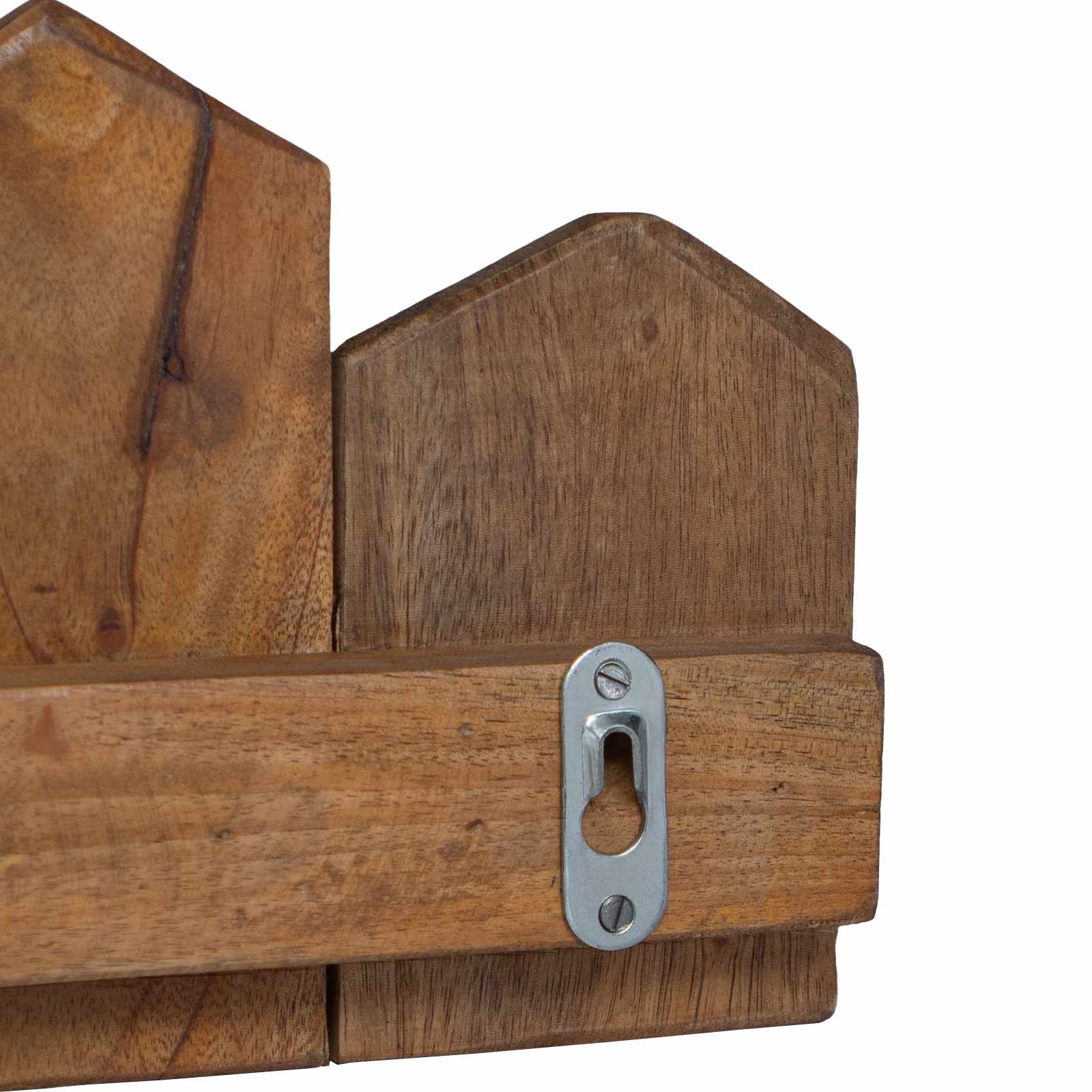 Hanger Bruin 48 x 8 x 15 cm Massief Mahoniehout is nu te koop bij PeponiXL, paradijselijk wonen!