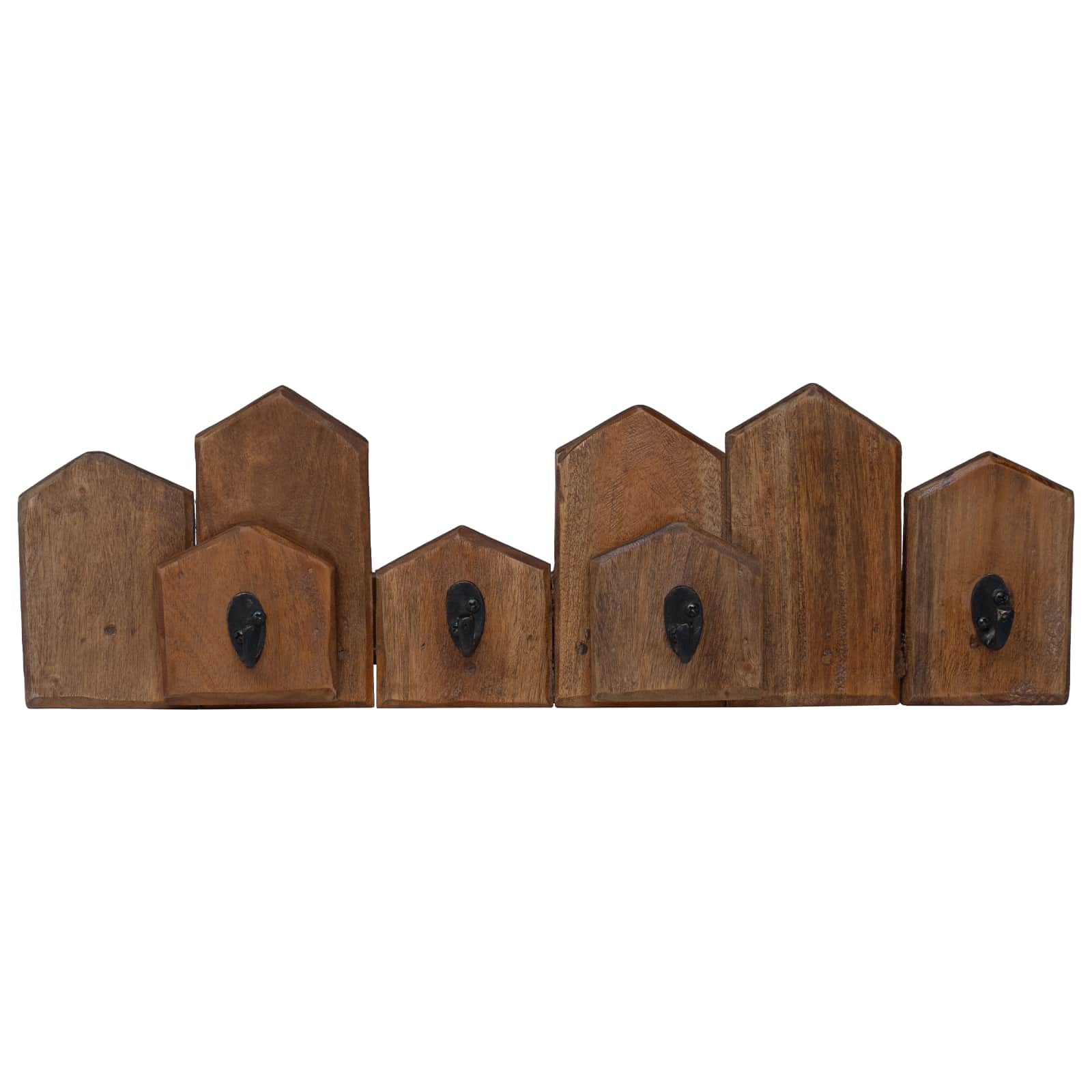 Hanger Bruin 48 x 8 x 15 cm Massief Mahoniehout is nu te koop bij PeponiXL, paradijselijk wonen!