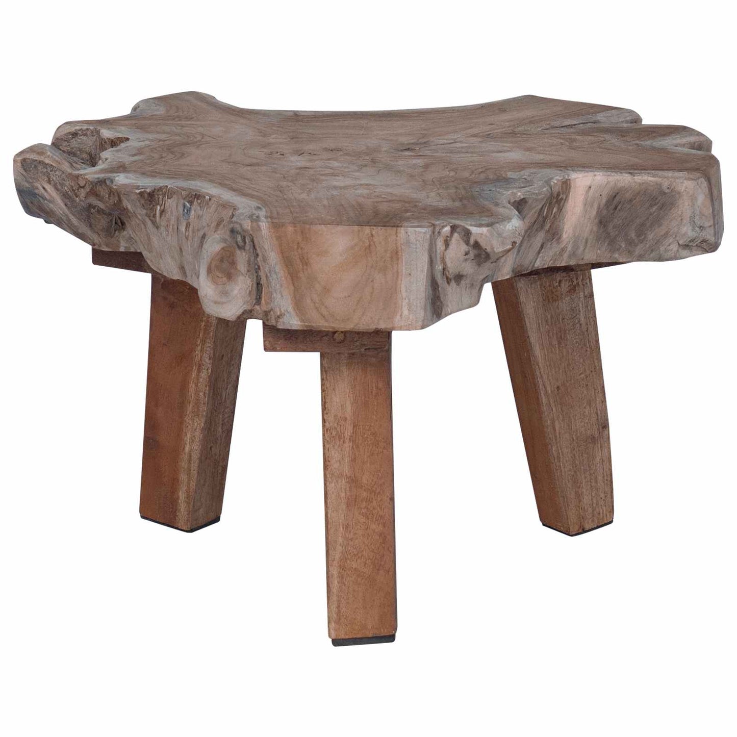 Nachtkastje Bruin 40 x 40 x 25 cm Massief Gerecycled Hout is nu te koop bij PeponiXL, paradijselijk wonen!