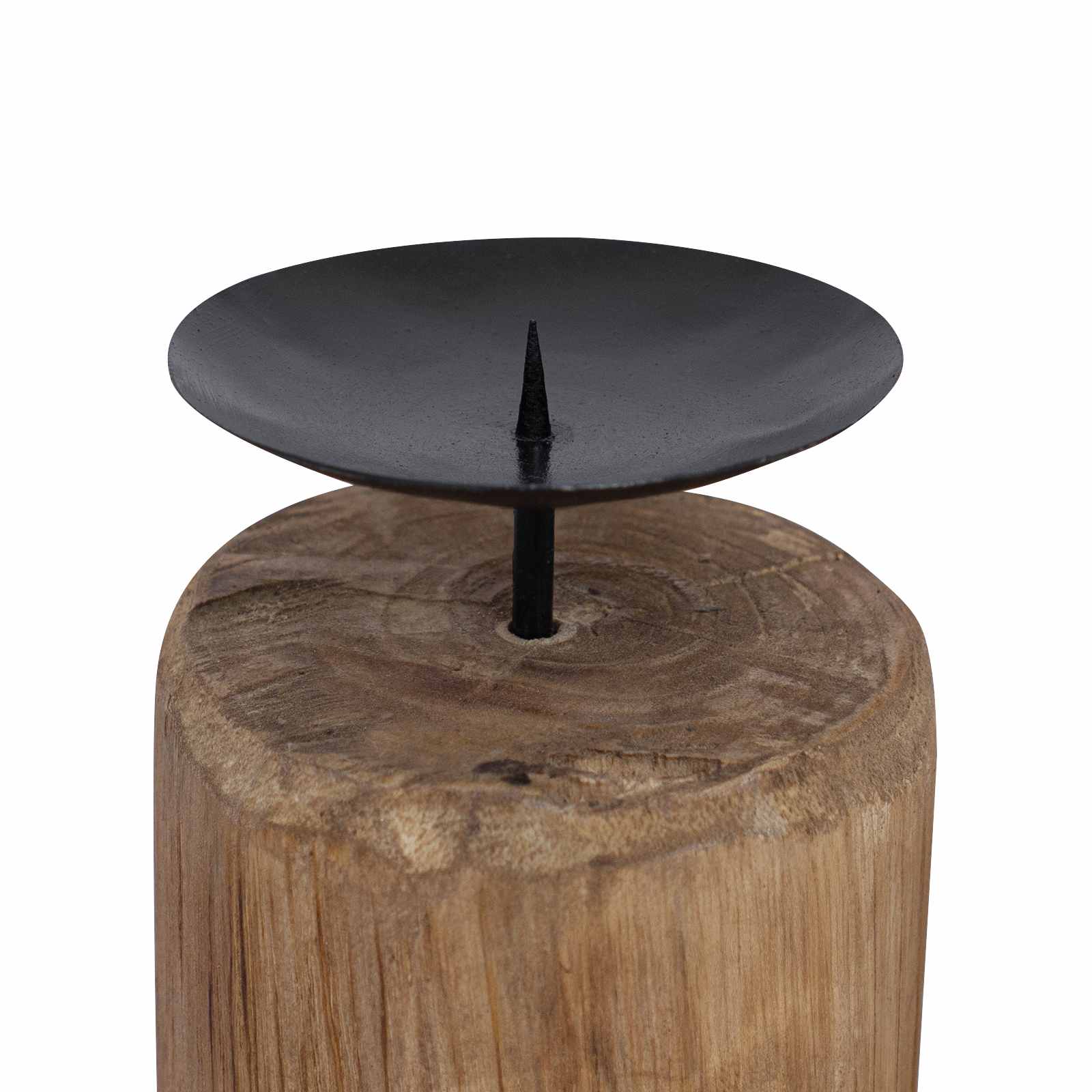 Kaarsenhouder 3 pcs Naturel Massief teakhout is nu te koop bij PeponiXL, paradijselijk wonen!